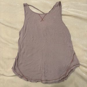 Free People distressed tank top